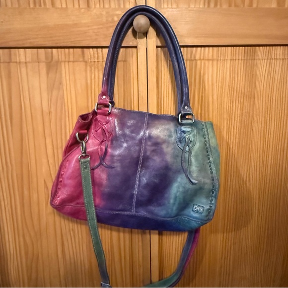 Bed Stu Rockababy Unicorn Tie Dye Leather Handbag - Picture 3 of 10